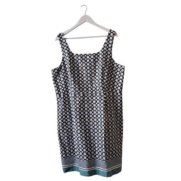 NWT Ann Taylor Dress Floral Print Sleeveless Mini Sheath Multi Womens Size 16 - Picture 1 of 12